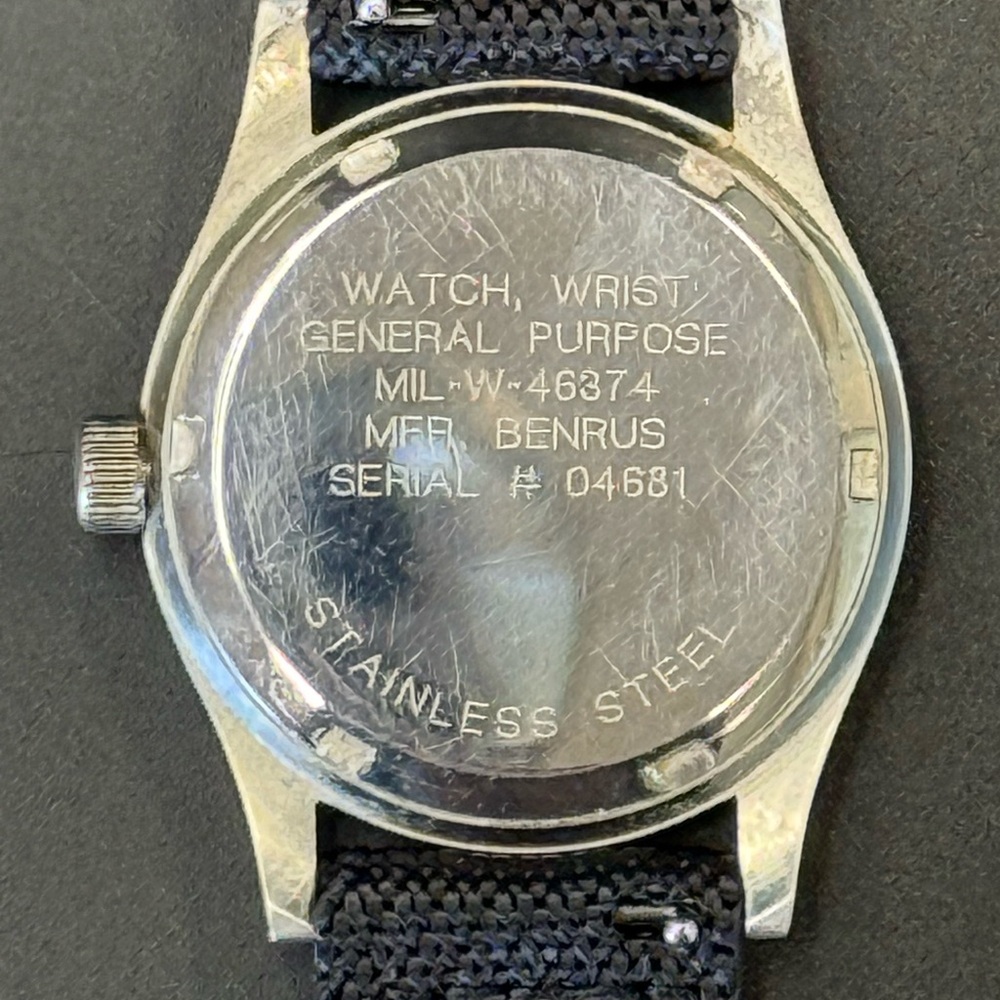 Benrus MIL-W-46374 Field Style Reissue Watch Military Handwind Watch PLEASE READ - Picture 6 of 10